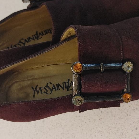 YSL Brown suede heels. Size 6.0 - Picture 9 of 10